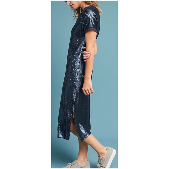 New Anthropologie Sequined Tunic Dress Size: Small - Picture 3 of 5